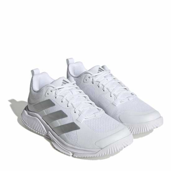 Нетбол Adidas Court Team Bounce 2.0 Shoes Womens White/Silver Adidas Court Team Bounce 2.0 Shoes Womens White/Silver Нетбол