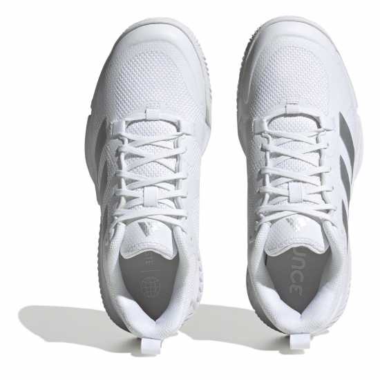 Нетбол Adidas Court Team Bounce 2.0 Shoes Womens White/Silver Adidas Court Team Bounce 2.0 Shoes Womens White/Silver Нетбол