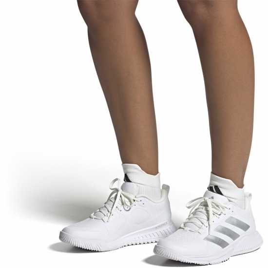 Нетбол Adidas Court Team Bounce 2.0 Shoes Womens White/Silver Adidas Court Team Bounce 2.0 Shoes Womens White/Silver Нетбол
