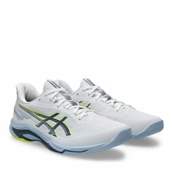 Asics Men's Netballis Netball Shoes White/Indigo Asics Men's Netballis Netball Shoes White/Indigo