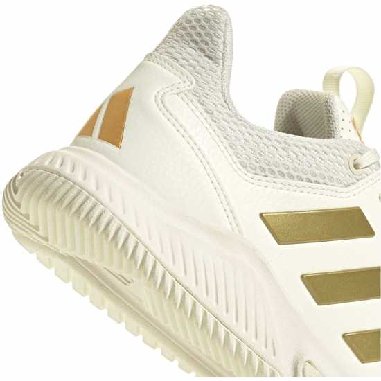 Нетбол Adidas Court Flight Netball Shoes Womens White/Gold Adidas Court Flight Netball Shoes Womens White/Gold Нетбол
