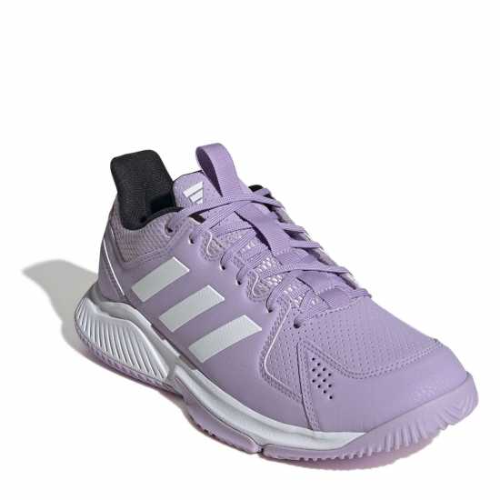 Нетбол Adidas Court Flight Netball Shoes Womens Plum/Wte/Blk Adidas Court Flight Netball Shoes Womens Plum/Wte/Blk Нетбол