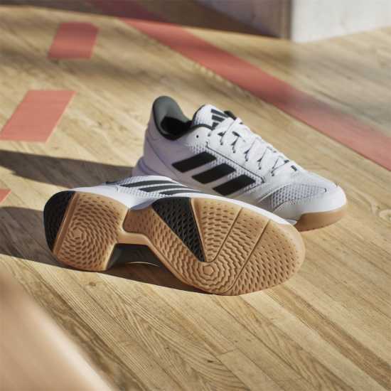 Adidas Ligra 8 Indoor Shoes Бяло/Черно/Бяло Adidas Ligra 8 Indoor Shoes Бяло/Черно/Бяло