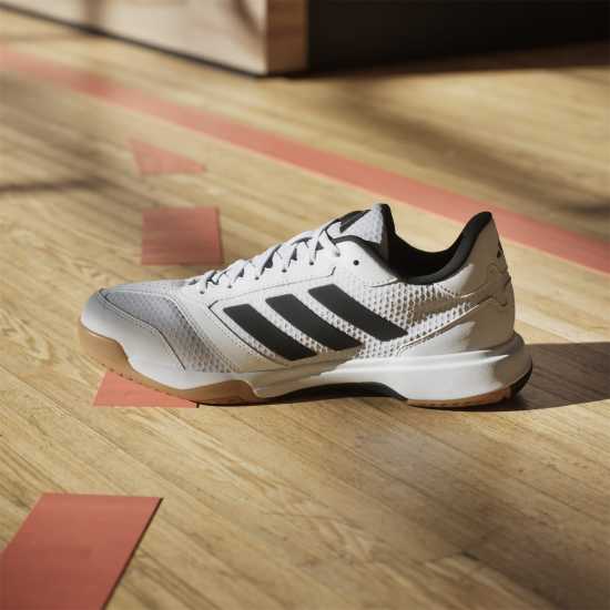 Adidas Ligra 8 Indoor Shoes Бяло/Черно/Бяло Adidas Ligra 8 Indoor Shoes Бяло/Черно/Бяло
