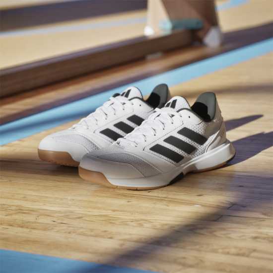 Adidas Ligra 8 Indoor Shoes Бяло/Черно/Бяло Adidas Ligra 8 Indoor Shoes Бяло/Черно/Бяло