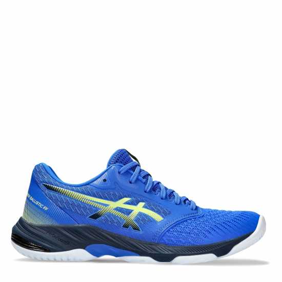 Asics Netball Ballistic FF Men's Indoor Court Shoes Blue/Yellow Мъжки маратонки