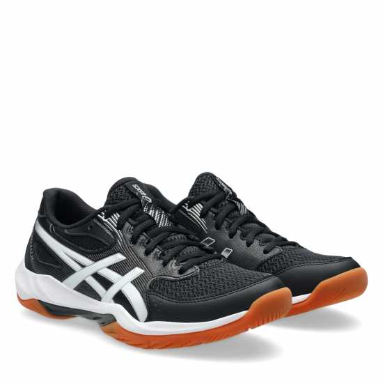 Asics Women's Gel Rocket Netball Shoes Black/White Asics Women's Gel Rocket Netball Shoes Black/White