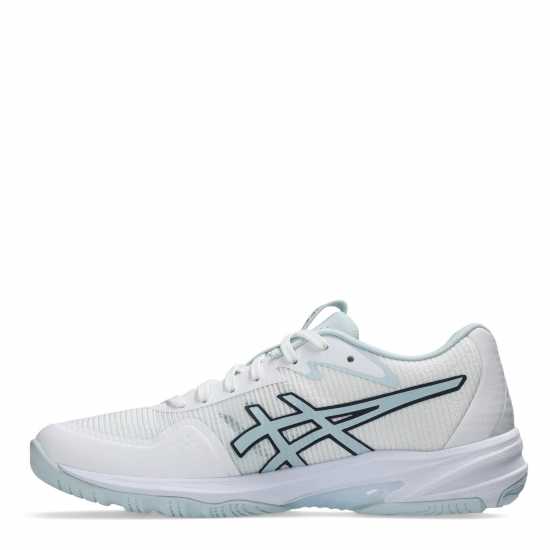 Asics Women's Netburner Professional Ff Netball Shoes White/Sky Asics Women's Netburner Professional Ff Netball Shoes White/Sky