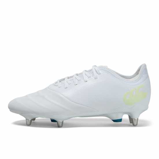 Canterbury Phoenix Pro Sg Rugby Boots Adults White/Luminous Ръгби