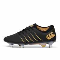 Canterbury Phoenix 2 Elite Mens Soft Ground Rugby Boots Черно