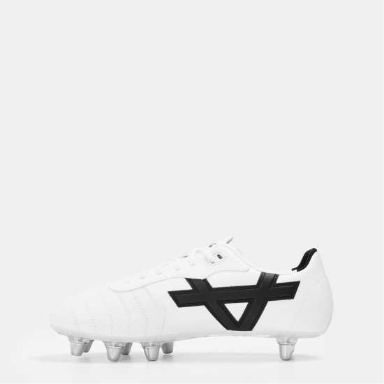 Oxen Raptor Elite Adults Soft Ground Football Boots Бяло/Черно Oxen Raptor Elite Adults Soft Ground Football Boots Бяло/Черно