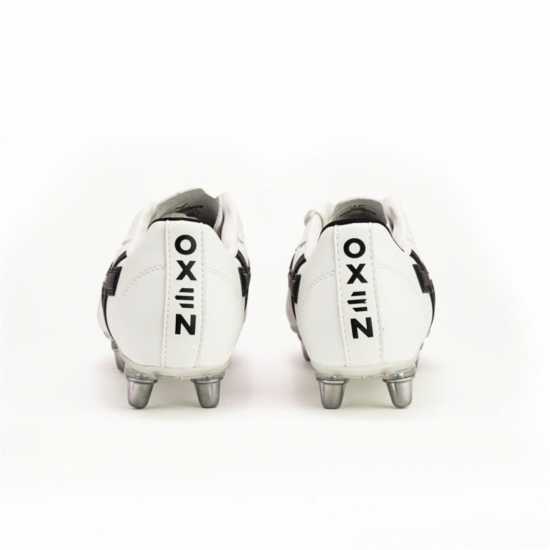Oxen Raptor Elite Adults Soft Ground Football Boots Бяло/Черно Oxen Raptor Elite Adults Soft Ground Football Boots Бяло/Черно