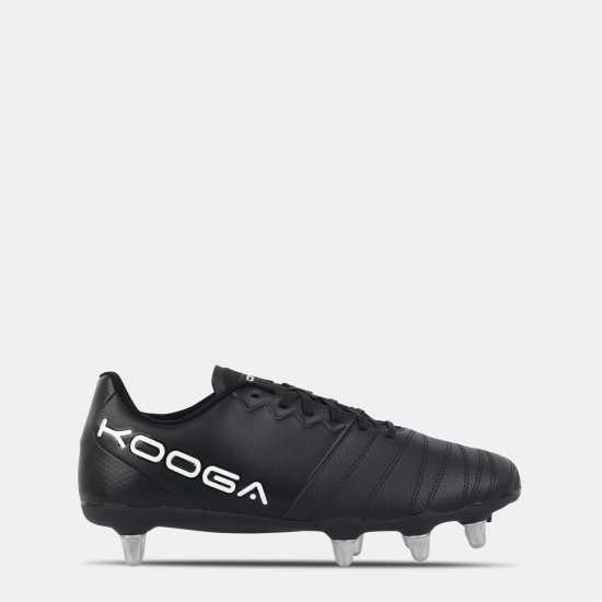Kooga Мъжки Бутонки За Ръгби Power Sg Rugby Boots Mens Черно/Бяло KooGa Power SG Rugby Boots Mens Черно/Бяло