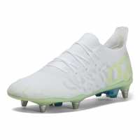 Canterbury Speed Infinite  Elite Adults Soft Ground Rugby Boots White/Luminous Ръгби