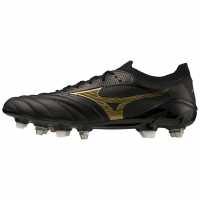 Mizuno Made In Japan Neo Iv Soft Ground Football Boots Adults Black/Gold Ръгби
