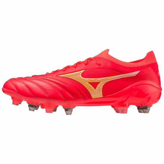 Mizuno Made In Japan Neo Iv Soft Ground Football Boots Adults Red/Yellow Ръгби