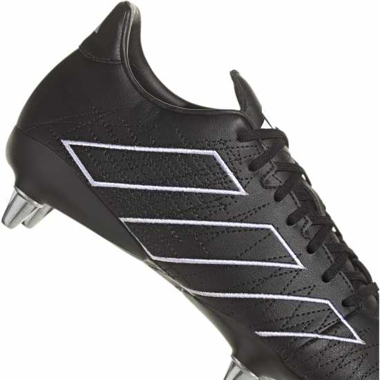 Adidas Elite Kakari Soft Ground Rugby Boots Blk/Wht/Crbn Ръгби