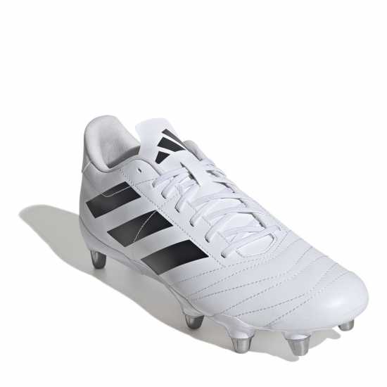 Adidas Kakari Adults Soft Ground Rugby Boots Бяло/Черно 