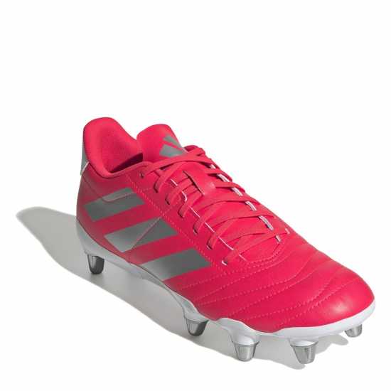 Adidas Kakari Adults Soft Ground Rugby Boots Ясно червено / Сил 