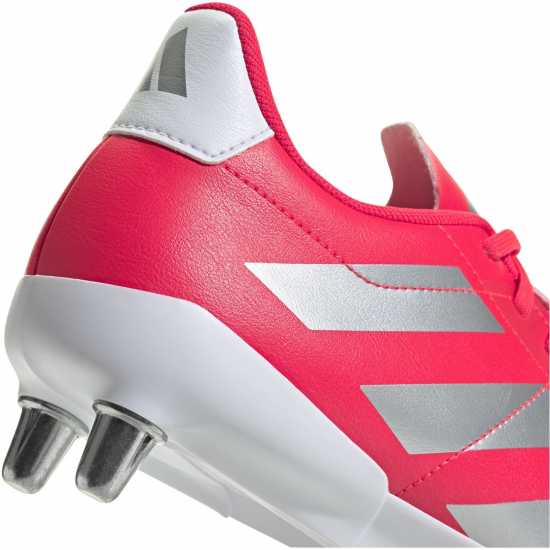Adidas Kakari Adults Soft Ground Rugby Boots Ясно червено / Сил 