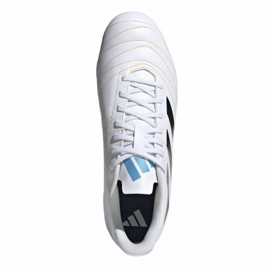 Adidas Kakari Adults Soft Ground Rugby Boots Wht/Blk/luc 
