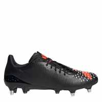Adidas Predator Malice Sg Rugby Boots Black/Red/White Ръгби