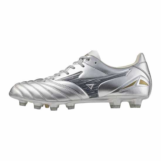 Mizuno Morelia Neo IV Pro Adults Firm Ground Rugby Boots Сребърно сиво/Сиво 