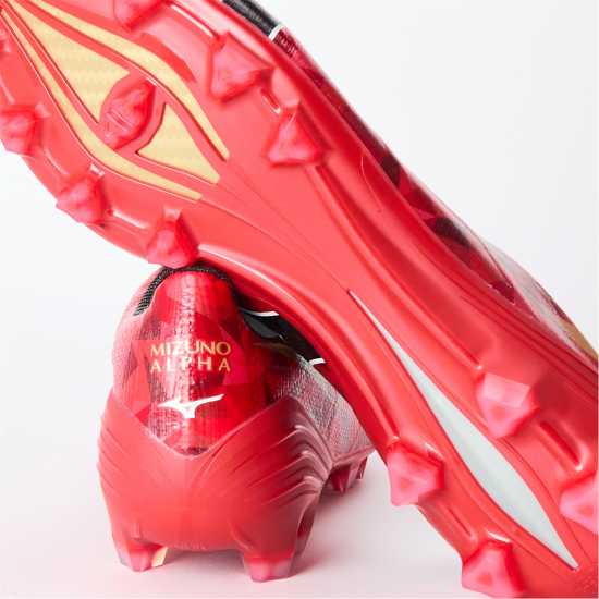 Mizuno Alpha Ii Elite Adults Firm Ground Football Boots Червено/Черно/Златно Mizuno Alpha Ii Elite Adults Firm Ground Football Boots Червено/Черно/Златно