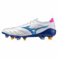 Mizuno Morelia Neo 4 Elite Adults Soft Ground Football Boots Бяло/Тюркоаз/Розово Mizuno Morelia Neo 4 Elite Adults Soft Ground Football Boots Бяло/Тюркоаз/Розово