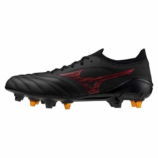 Mizuno Morelia Neo 4 Elite Adults Soft Ground Football Boots Черно/Червено/Черно Mizuno Morelia Neo 4 Elite Adults Soft Ground Football Boots Черно/Червено/Черно