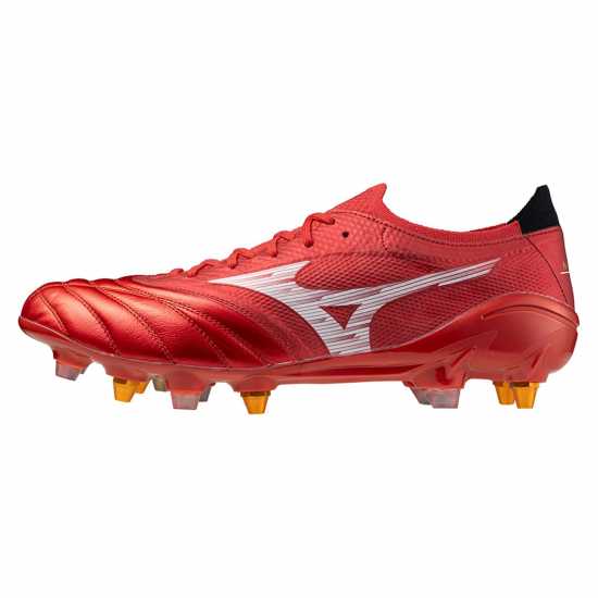 Mizuno Morelia Neo Iv Adults Soft Ground Rugby Boots Червено/Бяло/Черно 