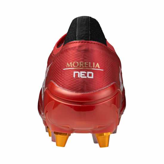 Mizuno Morelia Neo Iv Adults Soft Ground Rugby Boots Червено/Бяло/Черно 