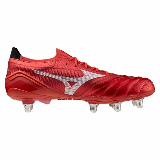 Mizuno Morelia Neo Iv Elite Adults Soft Ground Rugby Boots Червено/Бяло/Черно Mizuno Morelia Neo Iv Elite Adults Soft Ground Rugby Boots Червено/Бяло/Черно