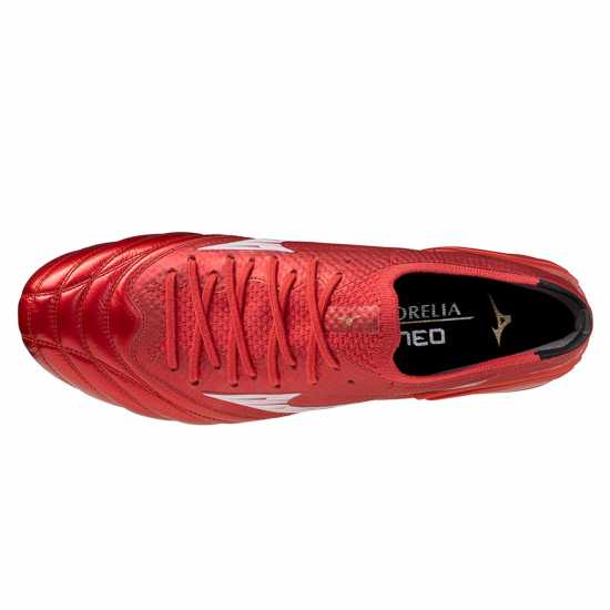 Mizuno Morelia Neo Iv Elite Adults Soft Ground Rugby Boots Червено/Бяло/Черно Mizuno Morelia Neo Iv Elite Adults Soft Ground Rugby Boots Червено/Бяло/Черно