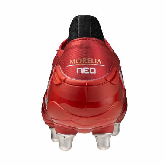 Mizuno Morelia Neo Iv Elite Adults Soft Ground Rugby Boots Червено/Бяло/Черно Mizuno Morelia Neo Iv Elite Adults Soft Ground Rugby Boots Червено/Бяло/Черно