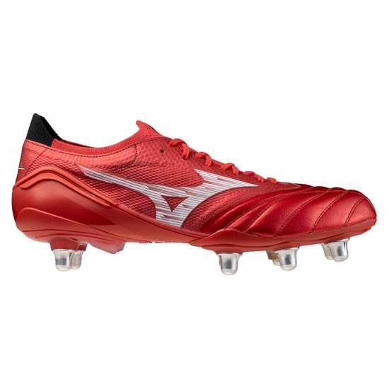 Mizuno Morelia Neo Iv Elite Adults Soft Ground Rugby Boots Червено/Бяло/Черно Mizuno Morelia Neo Iv Elite Adults Soft Ground Rugby Boots Червено/Бяло/Черно