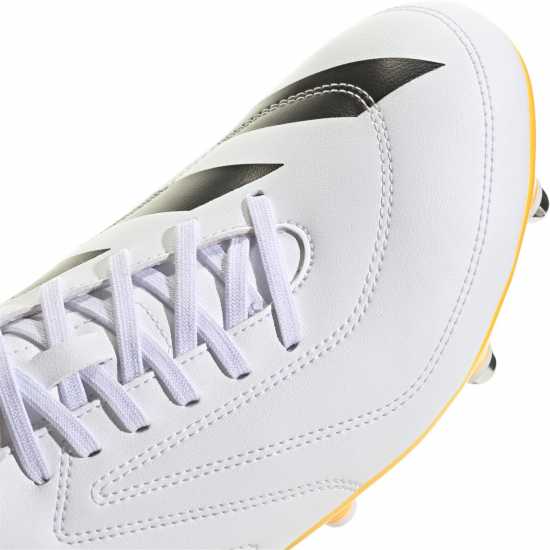 Adidas Rs-15 Adults Soft Ground Rugby Boots Wht/Blk/luc 