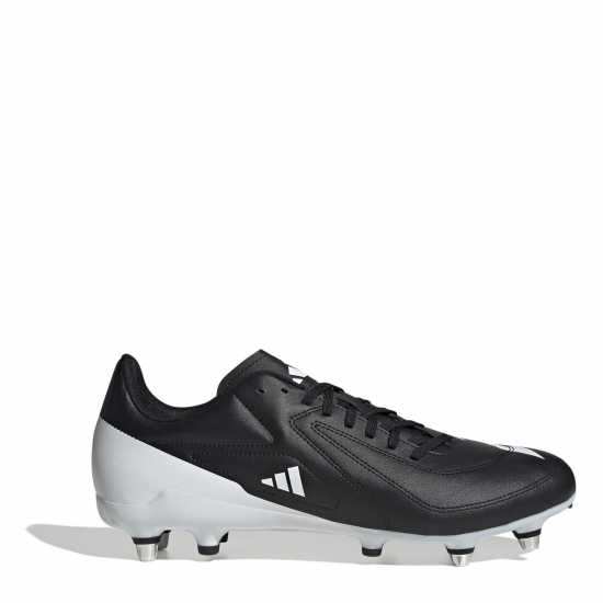 Adidas Rs-15 Adults Soft Ground Rugby Boots Черно/Бяло 