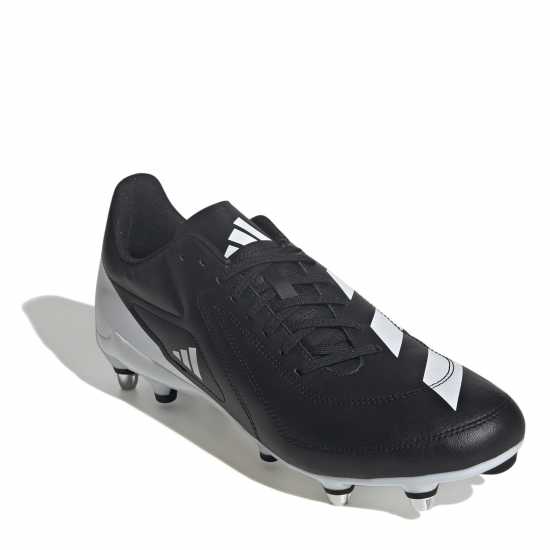 Adidas Rs-15 Adults Soft Ground Rugby Boots Черно/Бяло 