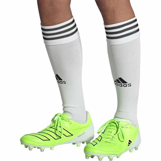 Adidas Rs-15 Elite Soft Ground Rugby Boots Lemon/Blk Ръгби