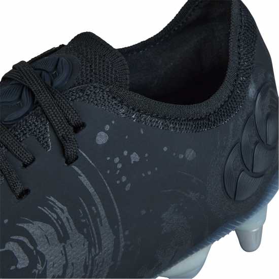 Canterbury Phoenix Genesis Elite Soft Ground Rugby Boots Черно/сребро Canterbury Phoenix Genesis Elite Soft Ground Rugby Boots Черно/сребро