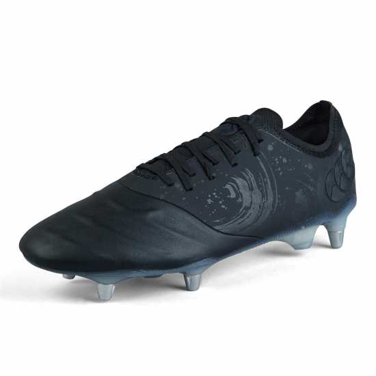 Canterbury Phoenix Genesis Elite Soft Ground Rugby Boots Черно/сребро Canterbury Phoenix Genesis Elite Soft Ground Rugby Boots Черно/сребро