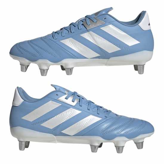 Adidas Kakari Elite Soft Ground Rugby Boots Син/Бял/Злат Adidas Kakari Elite Soft Ground Rugby Boots Син/Бял/Злат