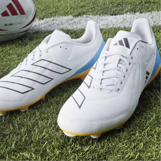 Adidas Adizero Rs15 Elite Adults Soft Ground Rugby Boots Wht/Blk/luc adidas Adizero RS15 Elite Adults Soft Ground Rugby Boots Wht/Blk/luc