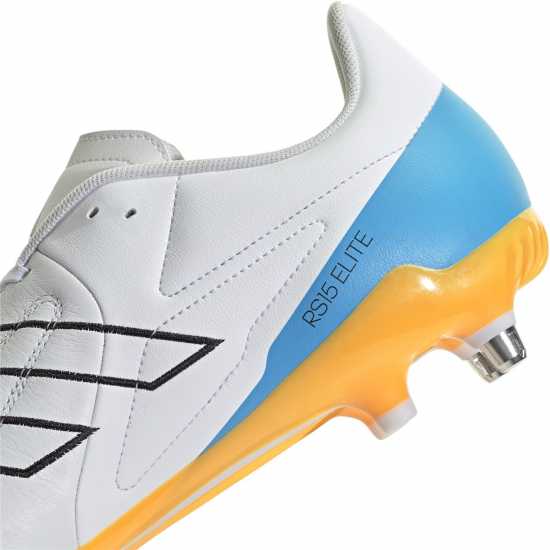 Adidas Adizero Rs15 Elite Adults Soft Ground Rugby Boots Wht/Blk/luc adidas Adizero RS15 Elite Adults Soft Ground Rugby Boots Wht/Blk/luc