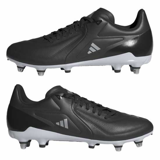 Adidas Adizero Rs15 Elite Adults Soft Ground Rugby Boots Черно/Бяло 