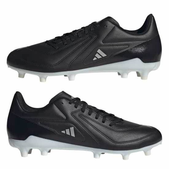 Adidas Rs15 Soft Ground Rugby Boots Черно/Бяло 