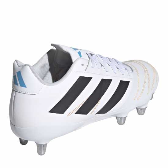 Adidas Kakari Elite Adults Soft Ground Rugby Boots Wht/Blk/luc 