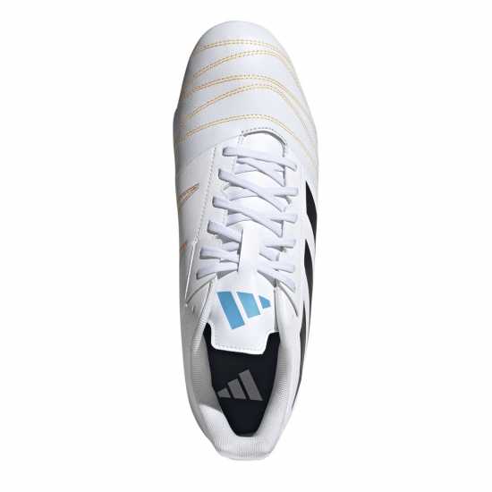 Adidas Kakari Elite Adults Soft Ground Rugby Boots Wht/Blk/luc 