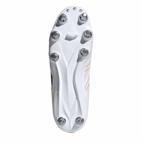 Adidas Kakari Elite Adults Soft Ground Rugby Boots Wht/Blk/luc 